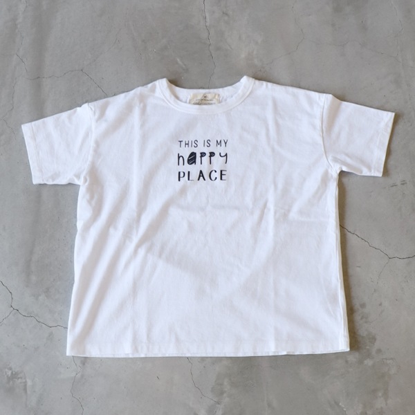 SALE セール 20%OFF 7th GATE セブンスゲート スタンダードボックスプリントTee THIS IS MY happy PLACE メール便対応 日本製 25春夏 Tシャツ カットソー ic-de SALE セール 20%OFF 7th GATE セブンスゲート スタンダード