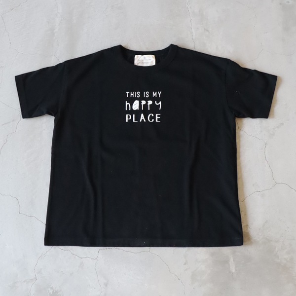 SALE セール 20%OFF 7th GATE セブンスゲート スタンダードボックスプリントTee THIS IS MY happy PLACE メール便対応 日本製 25春夏 Tシャツ カットソー ic-de SALE セール 20%OFF 7th GATE セブンスゲート スタンダード