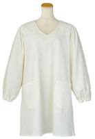 限定トワルレース割烹着/ホワイト ATK05 | 割烹着/トワルレース