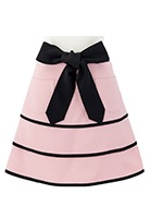 新品タグ付き　ブラック＆ロータスピンクローブエプロン ARB63 ロータスピンク＆ブラックティアードフレアーサロンエプロン ATSL04