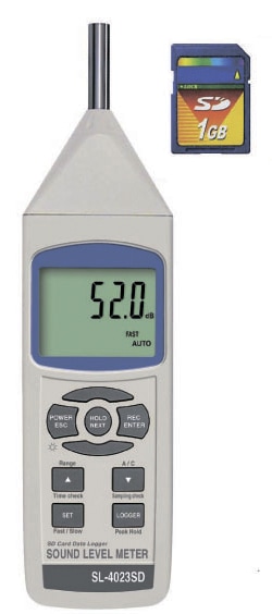 SD保存・デジタル騒音計