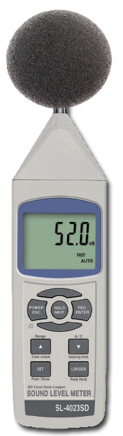 SD保存・デジタル騒音計