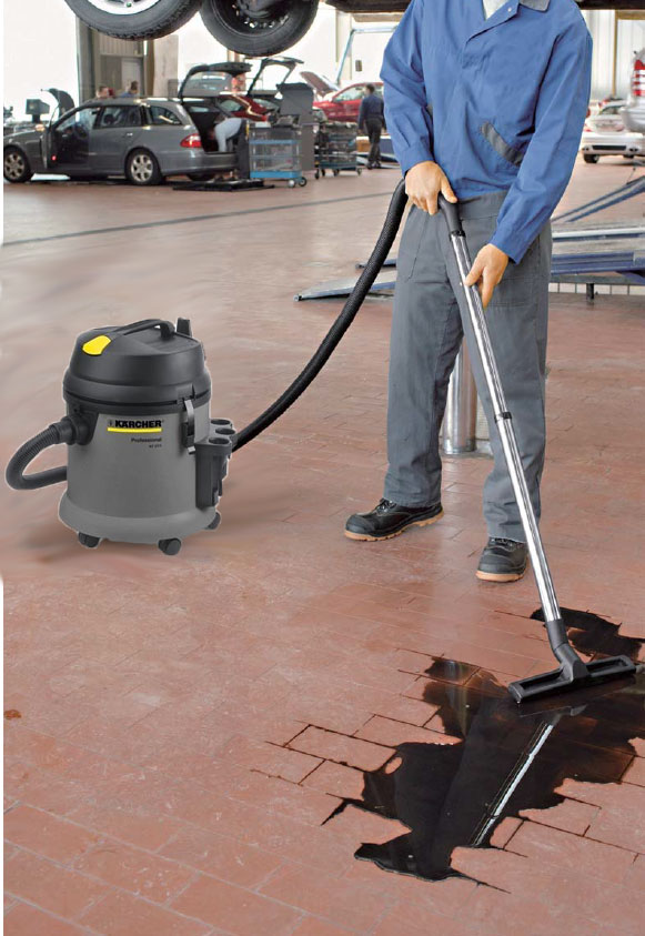 ケルヒャーNT27業務用乾湿両用クリーナー（ゴミ・水・砂・土など乾いたゴミも湿ったゴミも吸い込む!）