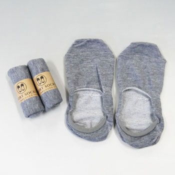 SU-32-VNK ショートソックス（紙帯巻き）グレー【入数800足】