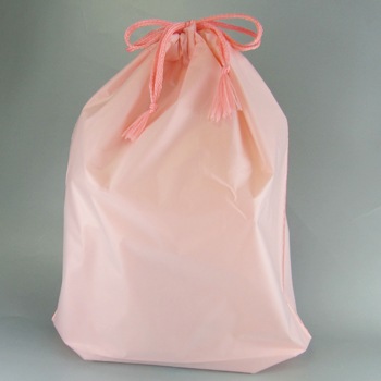 巾着袋規格品 ピンク【入数500枚】