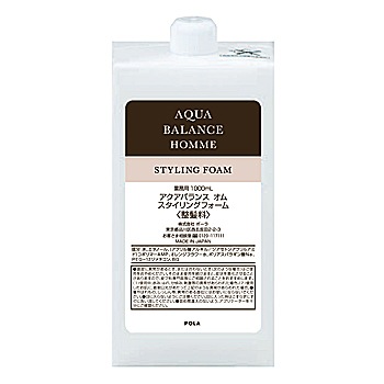 POLA AQUA BALANCE HOMME スタイリングフォーム 1Lx4個 V201ポーラアクアバランスオムスタイリングフォーム1L【入数6本】