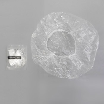 シャワーキャップ 使い捨て シャワーキャップ（透明マット袋入） 3000個（100個×30袋）／ケース HS-10 ホテルアメニティ HS－10シャワーキャップ透明マット袋入【入数3000個】