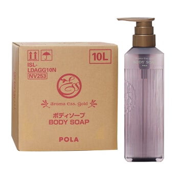 V253 ポーラアロマエッセゴールドボディソープ10L【入数1個】