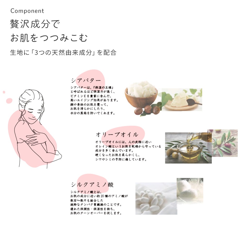 【会員様20%OFF】着る保湿クリーム 2025春夏 Wガーゼ 5分袖前明きギャザー切替スリーピングウェア レディース S/M/L/LLサイズ