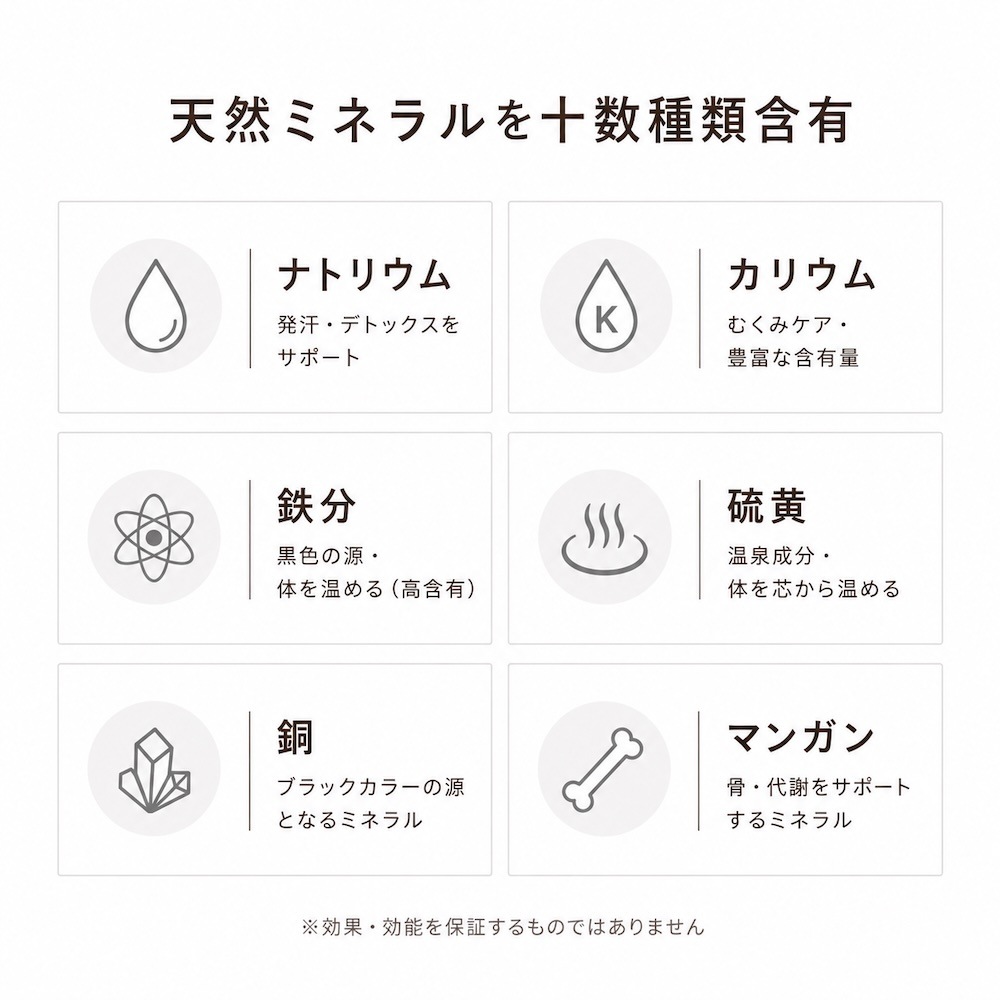 ROOTFOUR ルートフォー ヒマラヤ岩塩バスソルト マグマブラック 1kg 天然岩塩100% 無添加 無香料 国内食