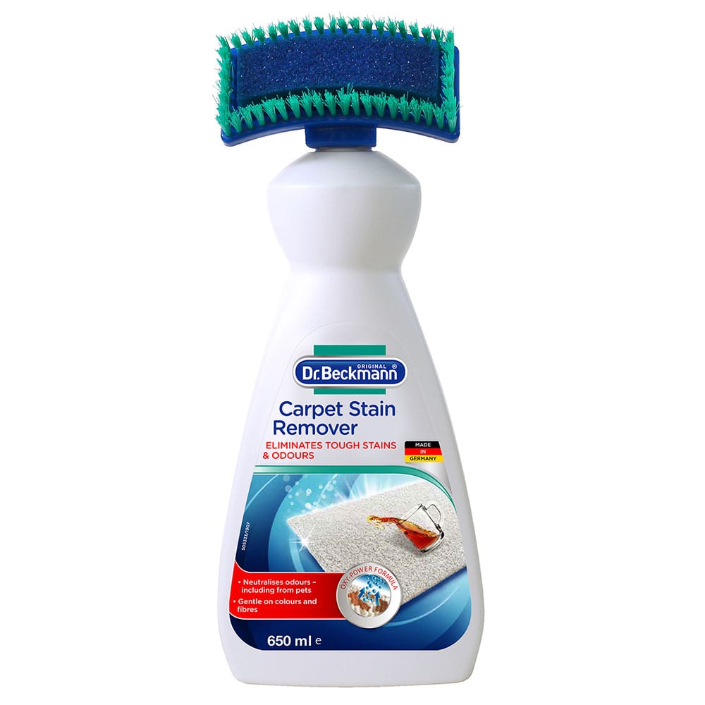 【在庫限り】Dr. Beckmann ドクター ベックマン カーペット ステインリムーバー 650ml ヘッドブラシ付き