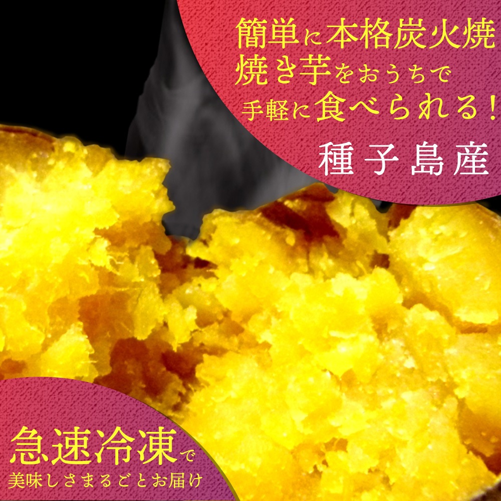 【まとめ割15％OFF】種子島産 安納芋  熟成 冷凍焼き芋 3kg 27-33個入り 糖度40度 電子レンジ 簡単 自