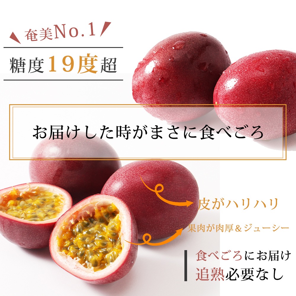 （予約）【メーカー直送】【訳あり】【6月下旬より発送】パッションフルーツ アウトレット 奄美大島産 2kg 約20～24個入り 