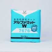 アルファマットＷ７６７６ ３０枚入×４袋（1ケース） ｜ ※送料無料|防水シーツ・おむつ替えマット|ベビー向け用品