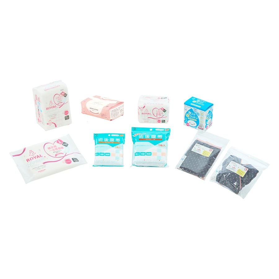 ママのための帝王切開準備セット（グレー）ＬＬ<br>【お産セット】