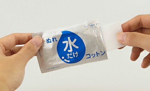大衛　アメジスト　ママとベビーの水だけぬれコットン100包入×10個（1ケース） ｜ 日本製 水99％以上　※送料無料