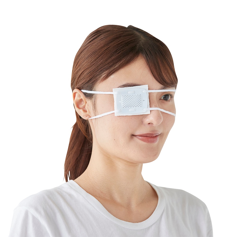 アメジスト 眼帯セット 3個セット ｜ 眼帯 清浄綿 3包 あて綿 コットン 3枚 軽い 紐の長さ調節可 日本製 結膜炎 ものもらい めばちこ 大衛 ※ネコポス対応２ 送料無料