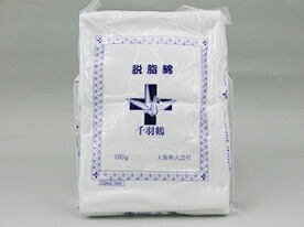 裁断綿100ｇ千羽づる ｜ 日本製　介護　ネイル　大衛　アメジスト　病院　着物　着付け　綿花