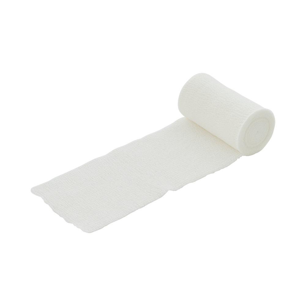 伸縮包帯Lサイズ 幅9cm×9m（伸長時） ｜ 日本製 介護 傷 湿布 捻挫