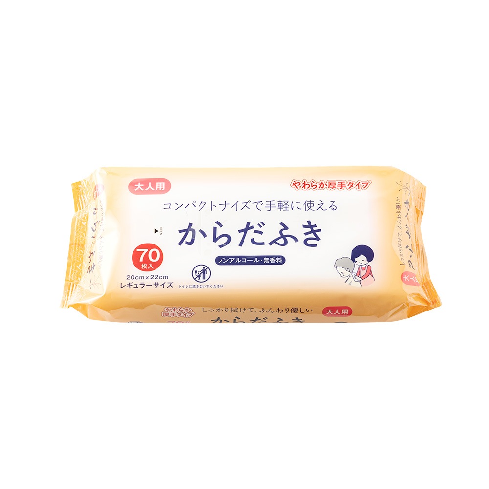 アメジスト 大人用からだふき 70枚入 大衛