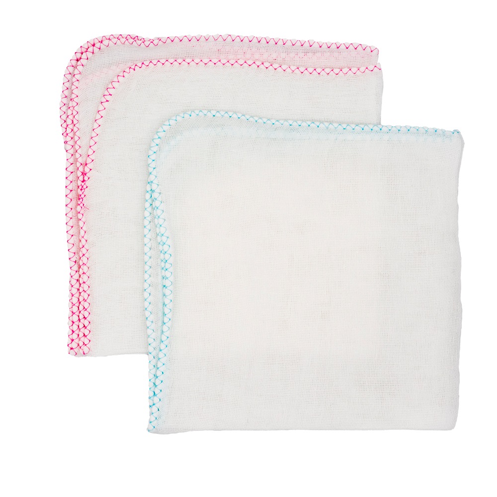 アメジストベビーガーゼハンカチ10入パック ｜ ※ネコポス対応３　※送料無料