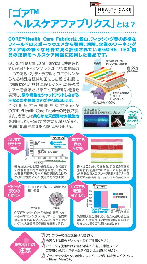 おむつ替えマット45X70マルチボーダー ｜ ※ネコポス対応２　※送料無料　日本製