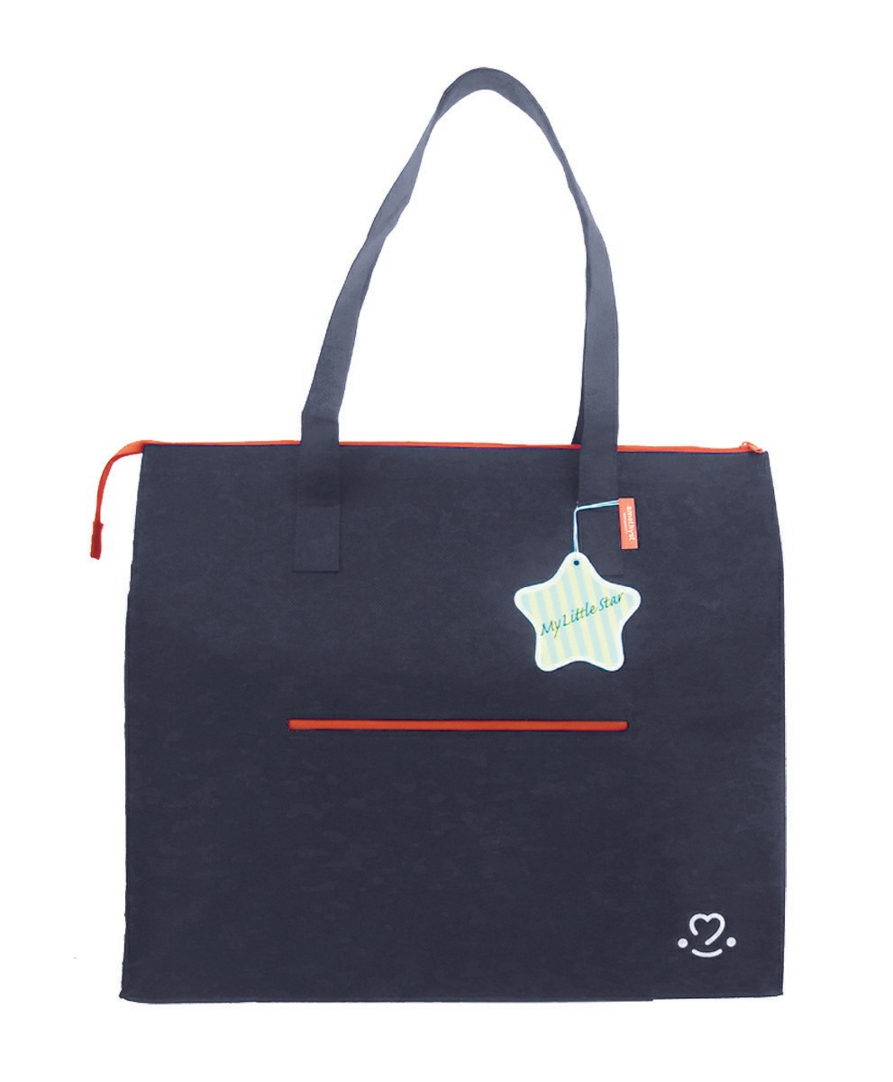 マタニティバッグＭサイズ横タイプ ｜茶｜ 不織布　アメジスト　大衛