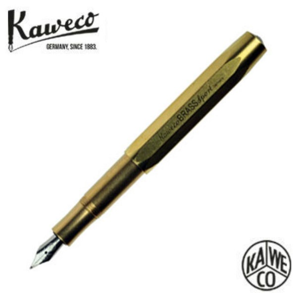 Kaweco カヴェコ BRASS Sport ブラススポーツ 万年筆(M) KAWECO-BRFP