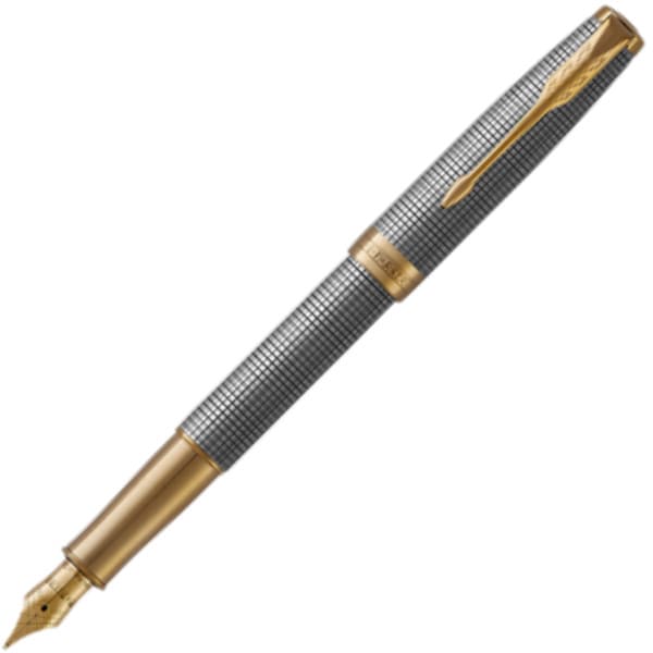 【廃盤】PARKER ソネット　プレミアム　シルバーシズレPGT パーカー 万年筆 ソネット プレミアム シルバーシズレPGT