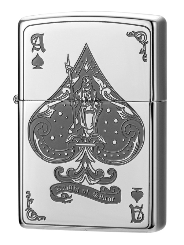 ZIPPO ジッポーライター トランプデザイン SPADEの エースと