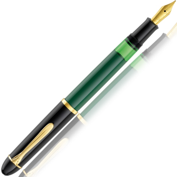 ☆新品 未使用 ペリカン 特別生産品 万年筆 M120 グリーンブラック F☆ Pelikan ペリカン 特別生産品 M120 Green-Black グリーンブラック