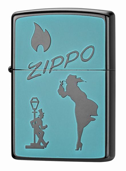 ZIPPO ���饷�å����� BK/TBL ������ǥ����ɥ�󥫡� Windy & Drunk ���å��󥰥ڥ���ȥ֥�å��˥å���ž夲 ���åݡ�