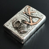 ZIPPO SILVER KING С 26SLV-SKULLANCHOR Armor 󥫡 󥰥С()åݡ