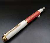 Pelikan ڥꥫ  ٥졼 M600 Red White åɥۥ磻 ǯɮ