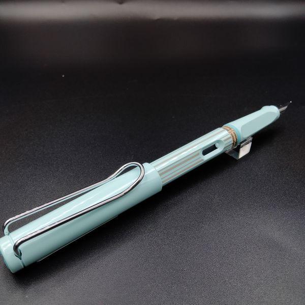 日本限定品 LAMY ラミー サファリ ストライプ ブルー L36BMST 万年筆