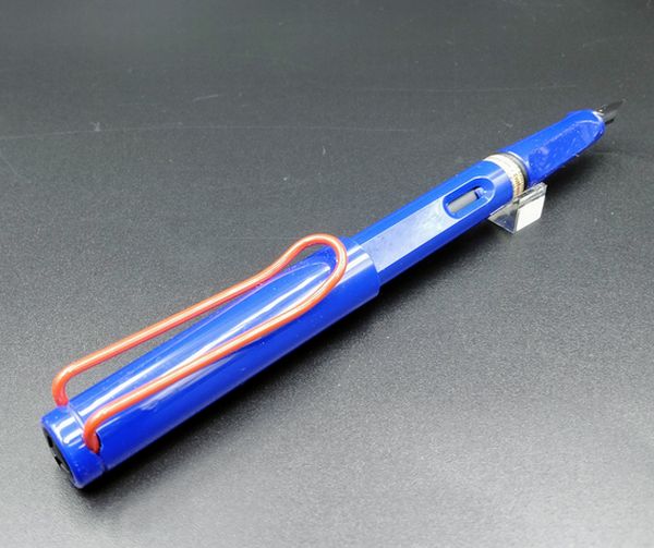 LAMY ラミー 限定 サファリ ブルーレッドクリップ 万年筆 L14R