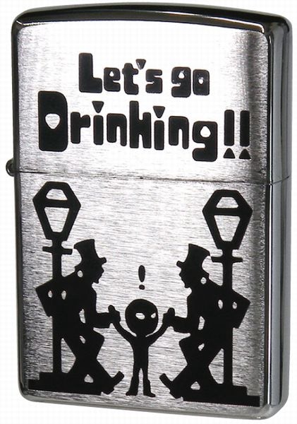 ZIPPO Comical MIX alien&Drunk ���ߥ���MIX �����ꥢ����ɥ�� ľ���忩�ܿ�����ž� ���åݡ�