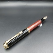 Pelikan �ڥꥫ�� �����٥졼�� M800 ��åɥ��ȥ饤�� Red stripe �ܥ�ɡ� �ּ� ������������18��ڥ��� ��ǯɮ