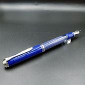 Pelikan ڥꥫ  ٥졼 M815 Metal Striped Blue ᥿ ȥ饤 ֥롼 18ڥ ǯɮ