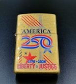 ZIPPO AMERICA 250th ����ꥫ����250��ǯ��ǰ ��Хƥ������㥹�ƥ��� ��47287 ���åݡ�
