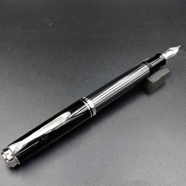 Pelikan �ڥꥫ�� �����٥졼�� M405 �֥�å����ȥ饤�� Black stripe ��������ץ졼��14��ڥ��� ��ǯɮ