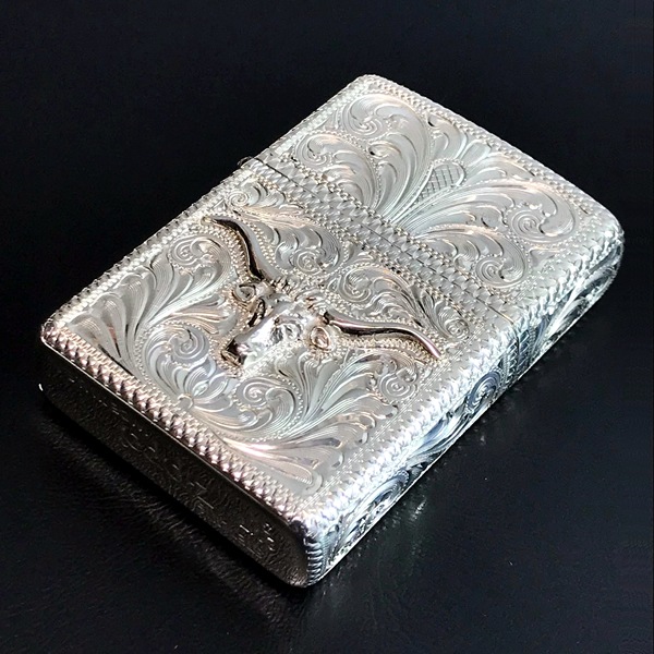 ZIPPO ��������󥰥���С��ʽ��� ����С����� 15SLV-1 �Хåե�����������  ��Ħ 5�̲ù� ���åݡ�