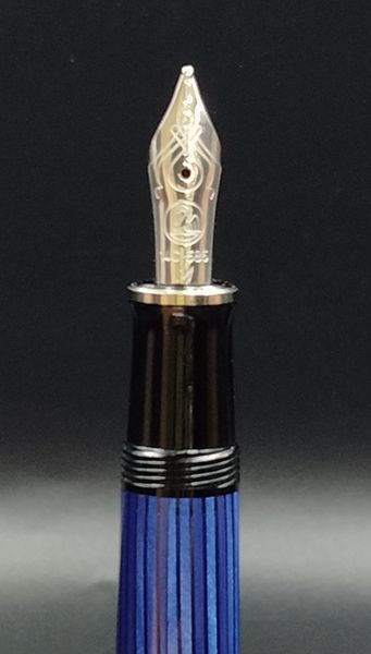 Pelikan �ڥꥫ�� �����٥졼�� M405 �֥롼���ȥ饤�� Blue Stripe ��������ץ졼��14��ڥ��� ��ǯɮ