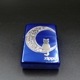 ZIPPO CAT&THE MOON BL ���å��󥰥˥å��뺹��������֥롼�ž夲 ���åݡ�