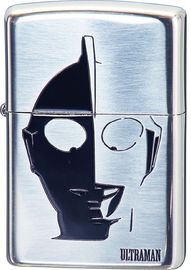 ZIPPO ウルトラマンSV エッチングシルバー燻し加工 両面加工 ジッポー ...