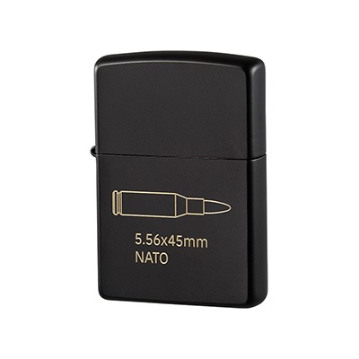 ZIPPO セラコート ビュレット 5.56㎜×45㎜ NATO弾 ブラック