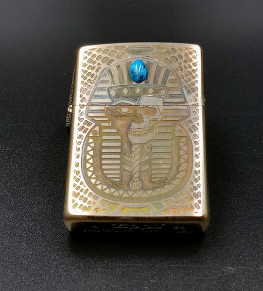 ZIPPO V-Pharao �ե��饪 ξ�̲ù� �����ž夲 �ݷ�ʸ���ʥҥ�������ա˥��åݡ�