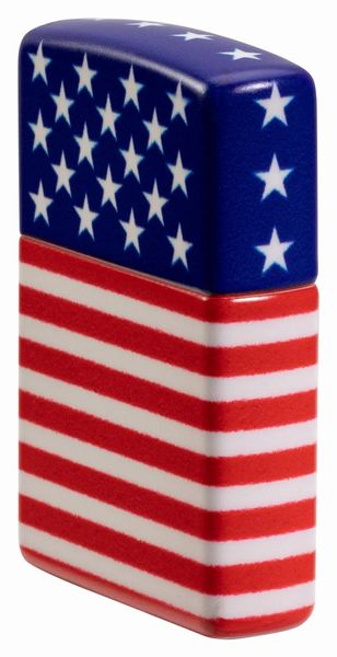 ZIPPO STARS AND STRIPES FLAG 48700 ����ꥫ��ե�å� �ǥ����� ľ͢���� 5�̲ù��ž夲 ���åݡ�