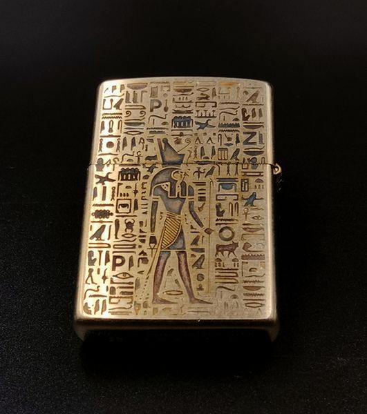 ZIPPO  V-Horus �ۥ륹 ξ�̲ù� �����ž夲 �ݷ�ʸ���ʥҥ�������ա˥��åݡ�