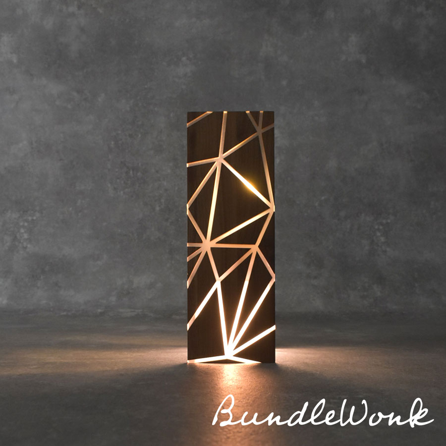 IGT天板 ハーフユニット 幾何学 AMBER ウォールナット＆レジン